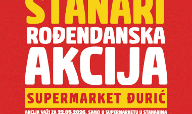 Rođendanska akcija supermarketa Đurić Stanari