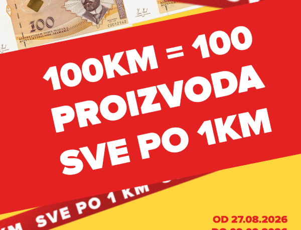 Sve po 1 KM: Preko 100 artikala u velikoj Đurić akciji